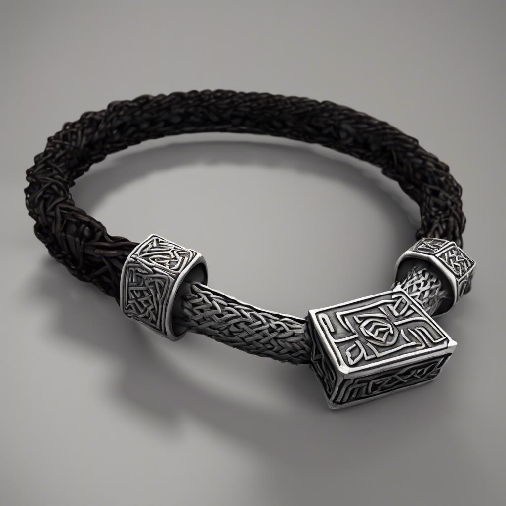 Entdecke das Wikinger Armband Thors Hammer: Ein cooles Accessoire für deinen Style!