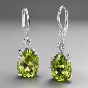 Entdecke die einzigartigen Edelstein Ohrringe mit Seraphinit und Peridot – dein neuer Schmuck-Liebling!