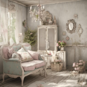 Entdecke die charmante Kerze im Shabby-Chic-Stil für dein Zuhause!
