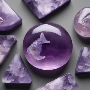 Entdecke die Vorteile von Fische Amethyst Quarz Edelsteinseife für deine Hautpflege!