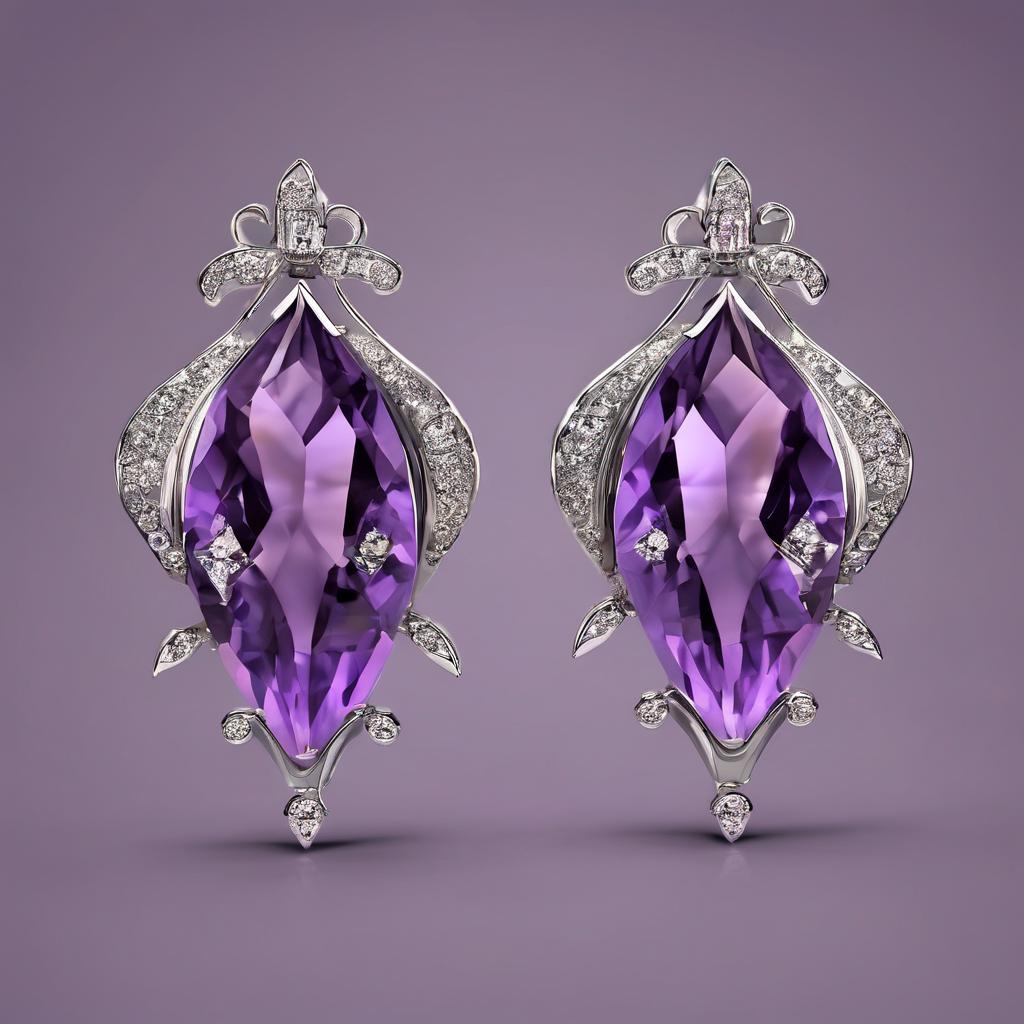 Amethyst-Ohrringe: Die perfekte Ergänzung für deinen Schmuckkasten!
