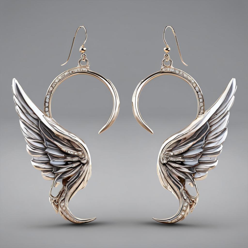 Entdecke die zauberhaften Engelsrufer Ohrringe mit Flügeln – Ein Hauch von Magie für dein Outfit!