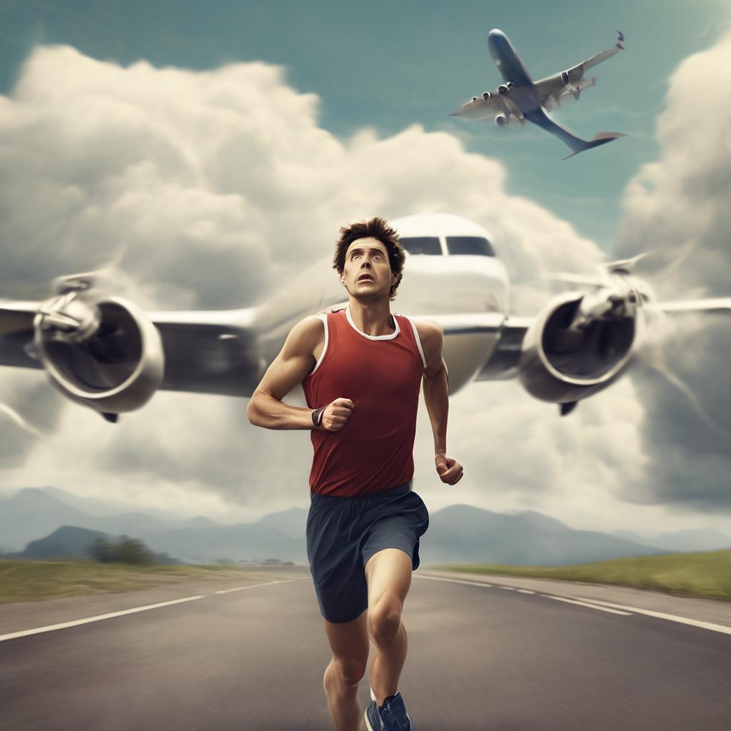Was bedeutet es, im Traum einem Flugzeug hinterherzulaufen? Eine tiefere Traumdeutung für dich!