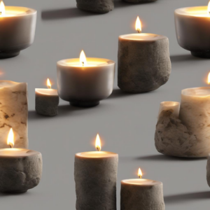 Entdecke die Magie: Kerzenhalter mit Steindocht für einen speziellen Effekt, den du lieben wirst!
