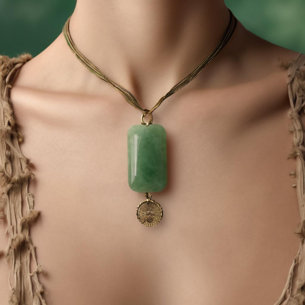 Entdecke den Trend: Die Jade Bohemian Ketting Klaver f&uuml;r deinen einzigartigen Style!