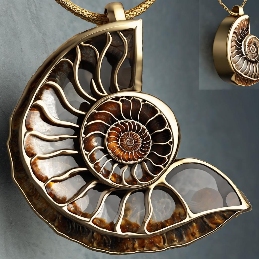 Entdecke die faszinierenden Edelstein Anhänger Ammonit: Einstylische Begleiter für jedes Outfit!