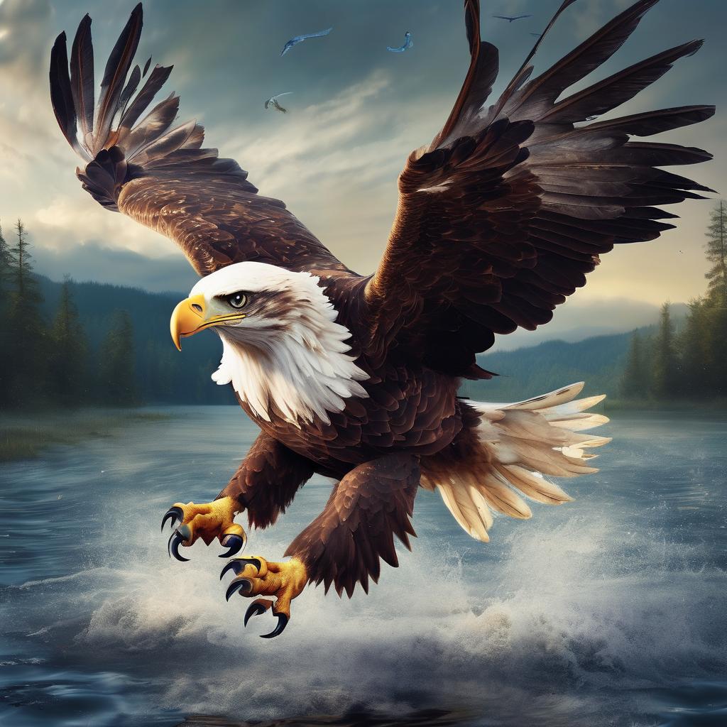 Traumdeutung: Was bedeutet es, wenn der Adler dich aus dem Wasser rettet?