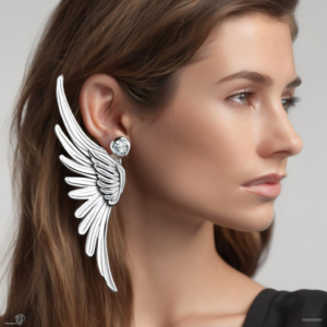 Engelsflügel-Ohrstecker: So bringst du himmlischen Glanz in dein Outfit!