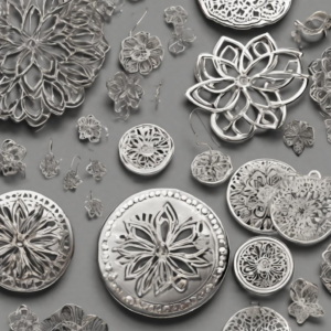 Entdecke die neuesten Trends: Boho-Ohrringe Blumen Scheiben Silber für deinen unverwechselbaren Style!