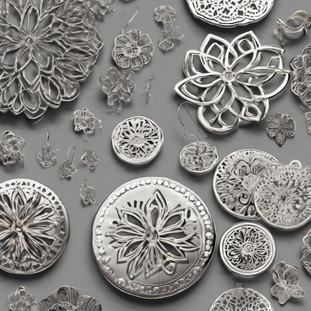 Entdecke die neuesten Trends: Boho-Ohrringe Blumen Scheiben Silber für deinen unverwechselbaren Style!