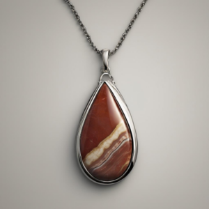Entdecke die Schönheit von Tropfenanhänger Jaspis: Ein Must-Have für deinen Schmuck!