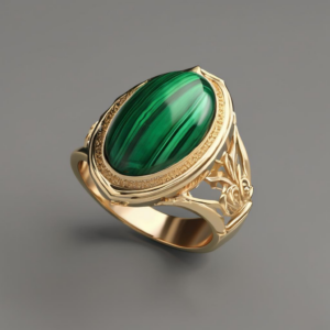 Entdecke den Edelstein Ring Malachit: Ein Must-Have für deinen Schmuckkasten!