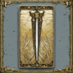 Entdecke das Amulett Stahl Gold Tarot Drei der Schwerter: Bedeutung und Einsatz im Alltag