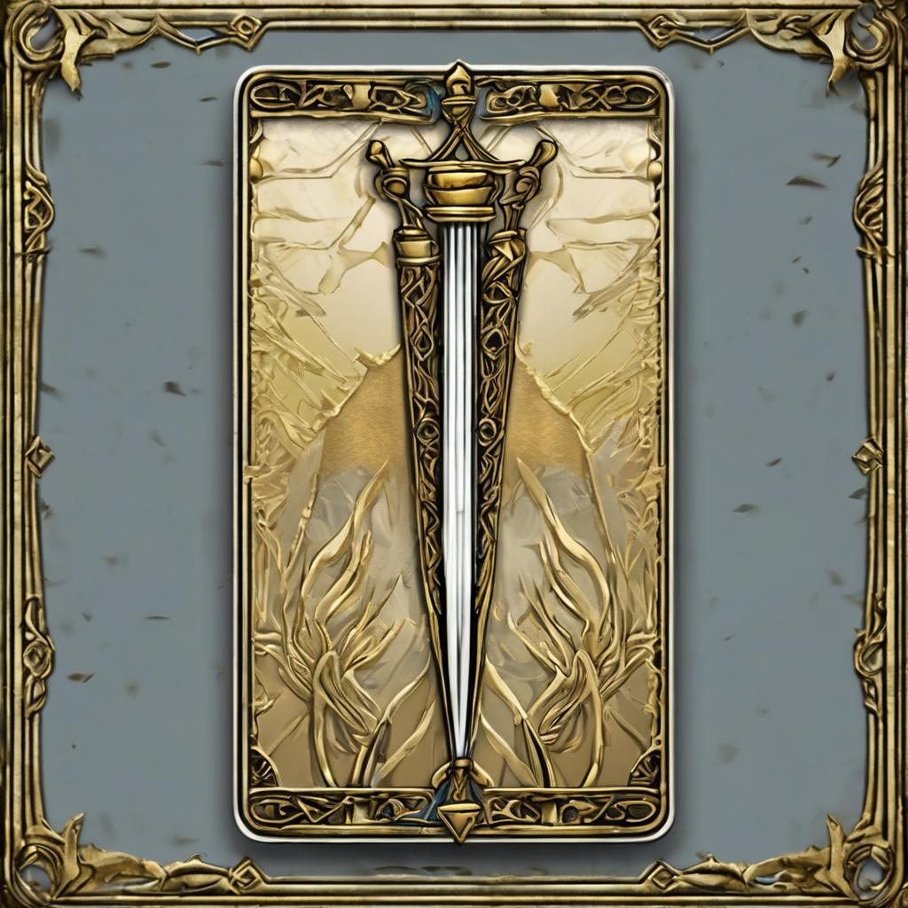 Entdecke das Amulett Stahl Gold Tarot Drei der Schwerter: Bedeutung und Einsatz im Alltag