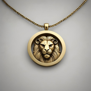 Entdecke den Messing-Horoskop-Anhänger Löwe: Dein stylisches Accessoire für mehr Energie!