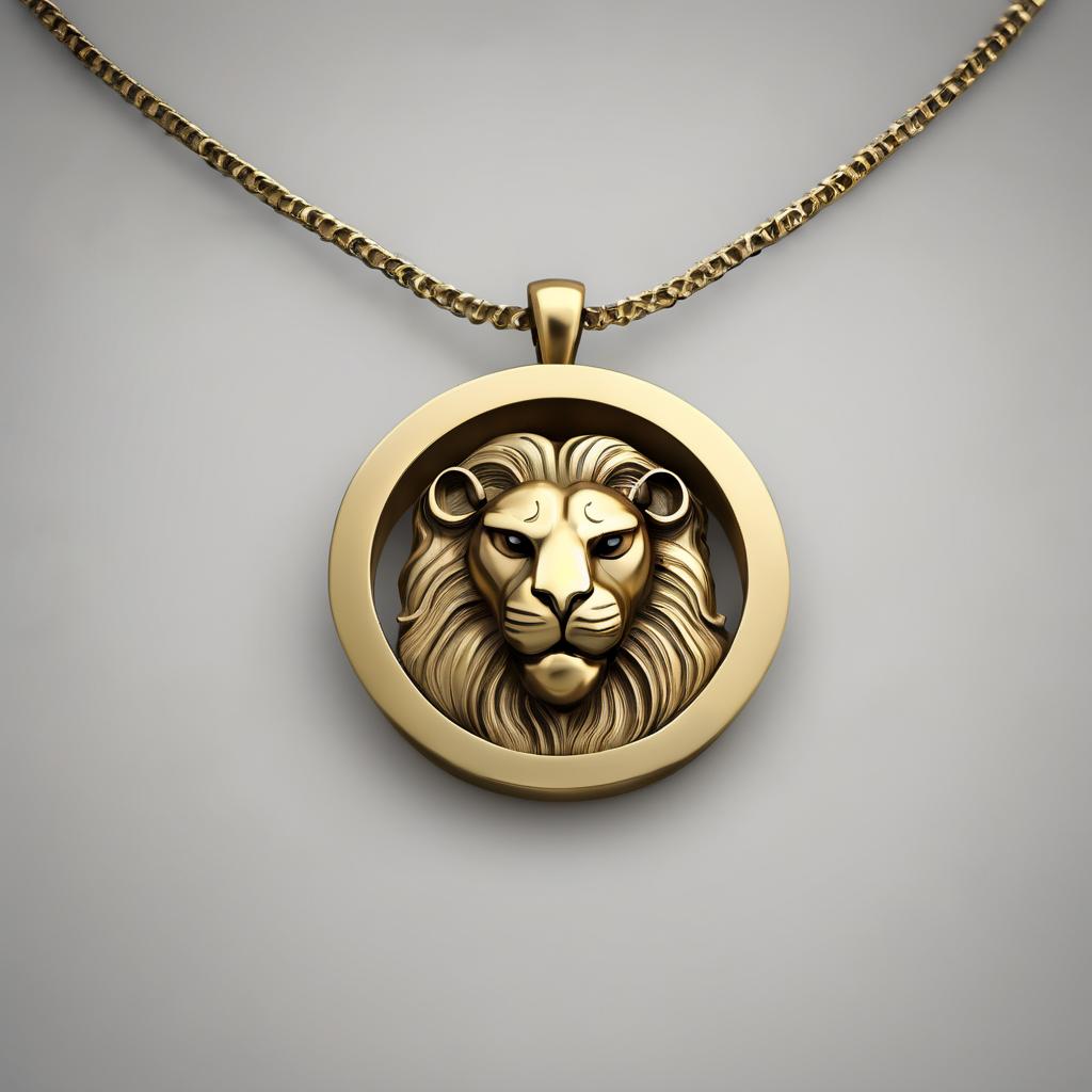 Entdecke den Messing-Horoskop-Anhänger Löwe: Dein stylisches Accessoire für mehr Energie!