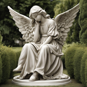 Entdecke die Schönheit von großen Gartenfiguren Engel für deinen Garten!