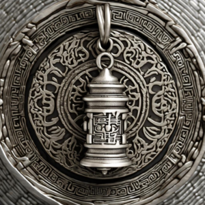 Entdecke den Silber Anhänger Tibetische Gebetsmühle Medium: Dein neues spirituelles Accessoire!