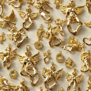 Finde deinen perfekten Engel Anhänger Gold: So setzt du stilvolle Akzente!